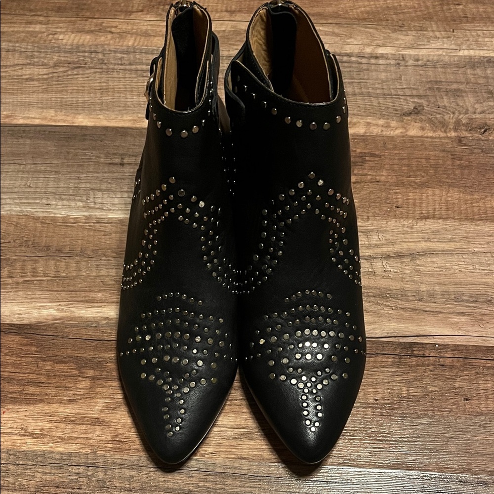 Joie Black Studded Ankle Booties